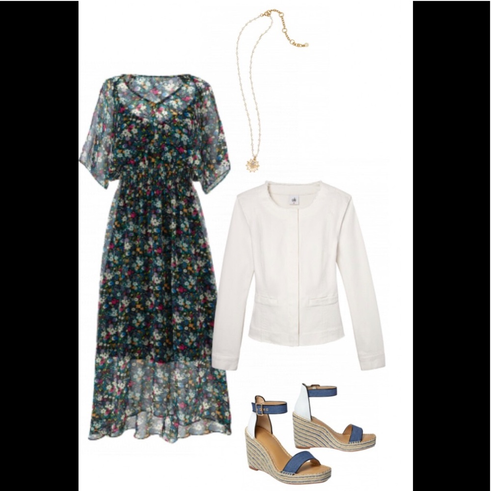 Cabi Fiesta Dress Large 5586 Like New